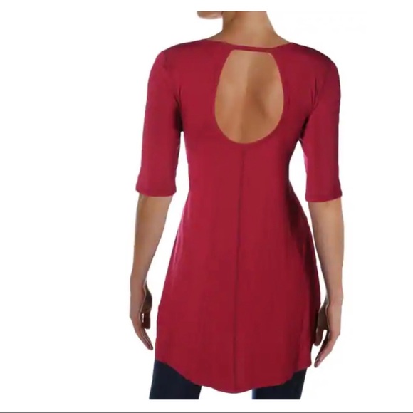 FREE PEOPLE Tunic Top Open Back - Picture 2 of 12